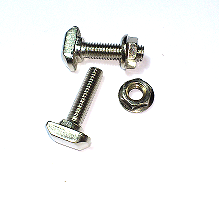 T-Bolt M6X25 With Flange Nut-3030 Slot 8 - Click Image to Close